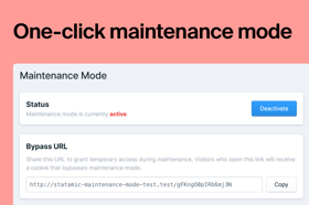 Maintenance Mode Screenshot 1