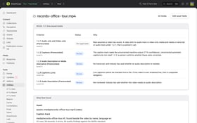 Reel: Caption and Transcript Governance Screenshot 2