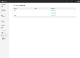 AI Entry Embeddings Screenshot 1
