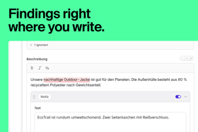 Greenwashing Checker Screenshot 2