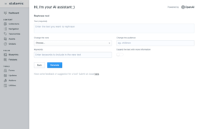 Statamic AI Assistant Screenshot 3