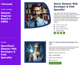PersonaX – Multipurpose Portfolio Kit Screenshot 1