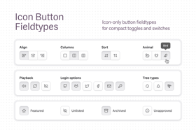 Icon Button Fieldtypes Screenshot 1