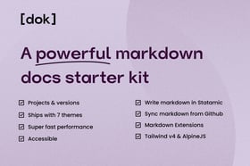 Dok: The Documentation Starterkit Screenshot 1