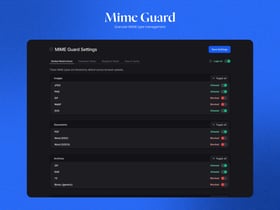 MIME Guard Screenshot 1