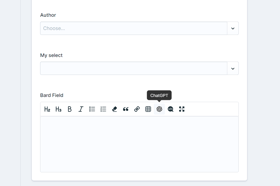 1st ChatGPT - Add ChatGPT to help write your content Screenshot 2