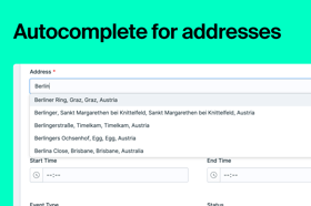 Simple Address Field Screenshot 1