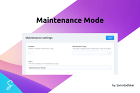 Maintenance Screenshot 1