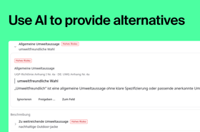 Greenwashing Checker Screenshot 3