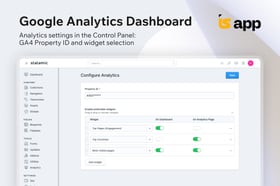 Google Analytics (GA4) widgets Screenshot 1