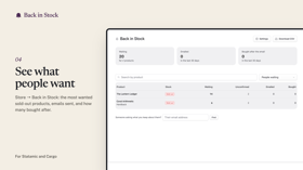 Back in stock Screenshot 5