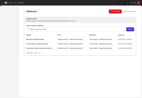 Mailroom Screenshot 1