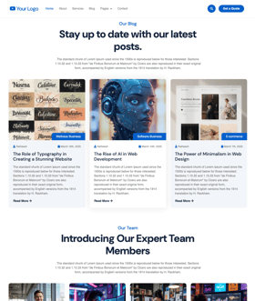 Vtalis – Multi-Purpose Statamic Starter Kit Screenshot 2