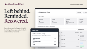 Abandoned Cart Screenshot 1