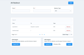 Alt Redirects Screenshot 2