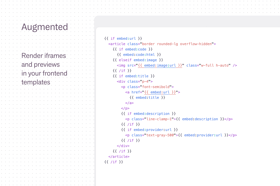 Embed Fieldtype Screenshot 6