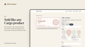 Gift Vouchers Screenshot 2
