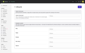 Lifecycle: Content Review Dates, Owners and Attestation for Statamic Screenshot 5