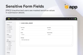 Sensitive Form Fields Screenshot 7