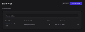 Shlink Short URL Manager Screenshot 1