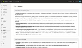A11y Gate: The Accessibility Gate for Statamic Screenshot 6