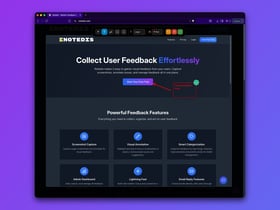 Notedis Feedback Widget Screenshot 2