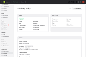 Content Governance Screenshot 4