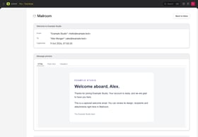 Mailroom Screenshot 2