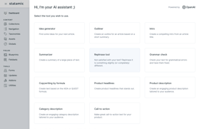 Statamic AI Assistant Screenshot 2