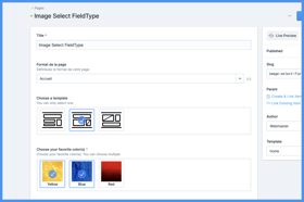 Image Select FieldType Screenshot 3