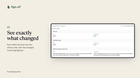 Sign-off Screenshot 3