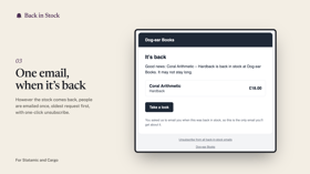 Back in stock Screenshot 4