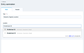 Algolia Places Screenshot 1