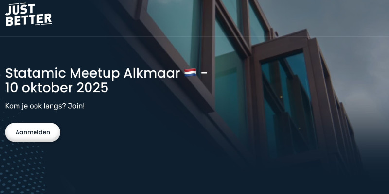 Statamic Meetup Alkmaar