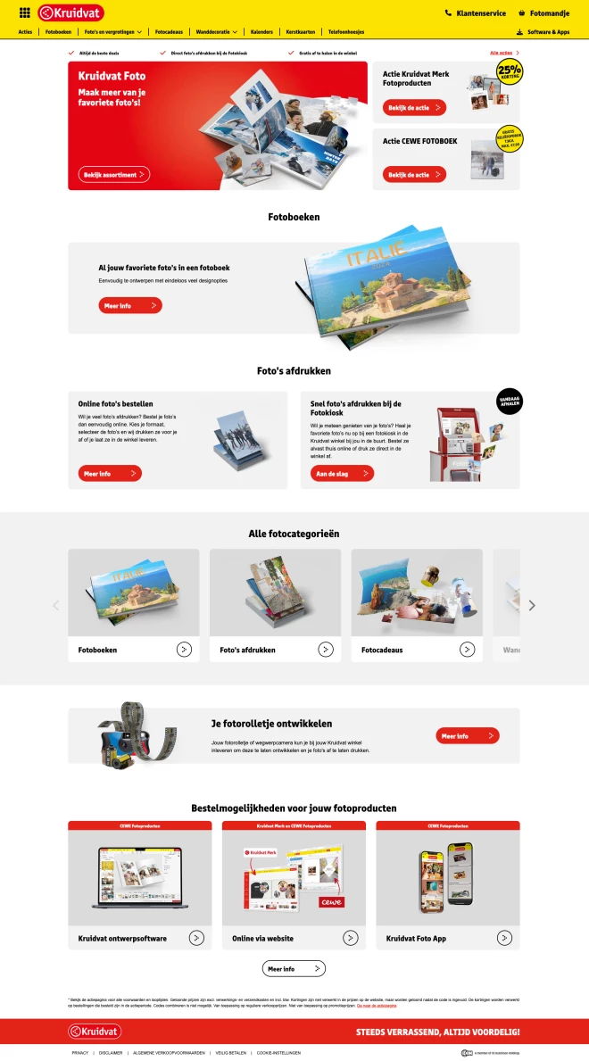 Screenshot of Kruidvat Fotoservice