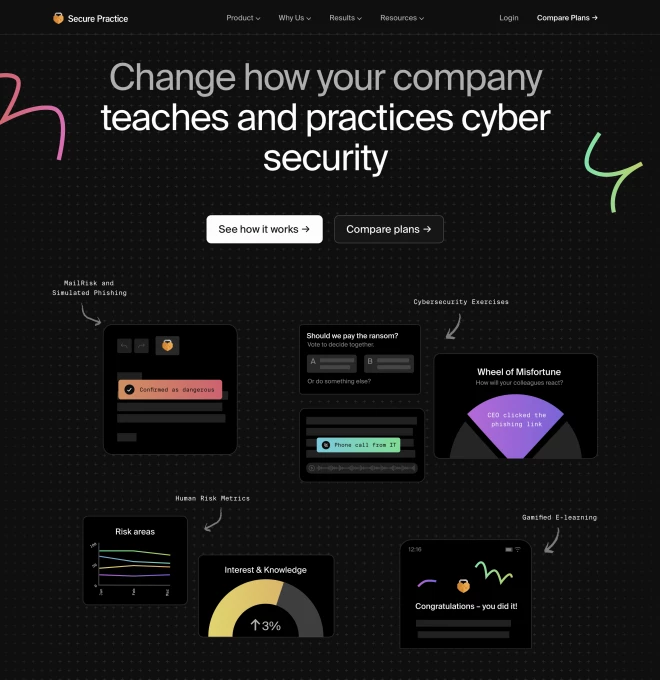 Screenshot of Secure Practice