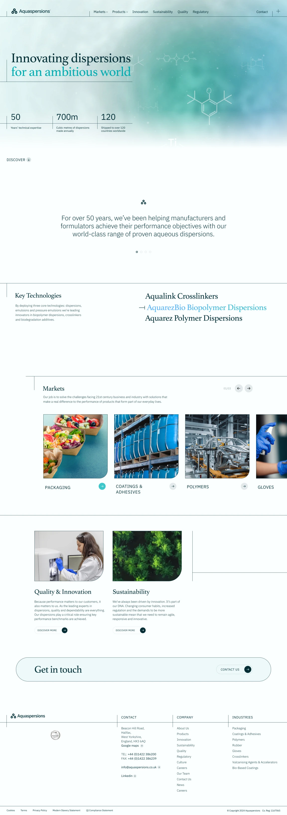 Screenshot of Aquaspersions