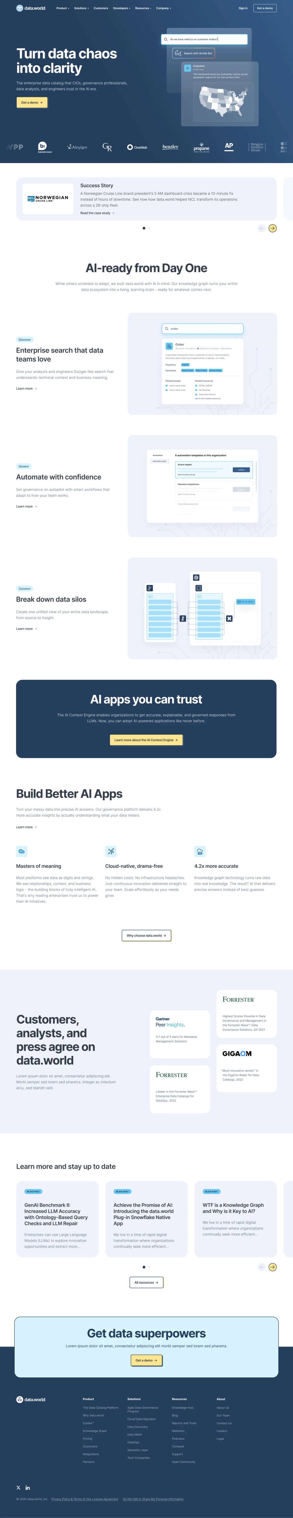 Screenshot of Data.World
