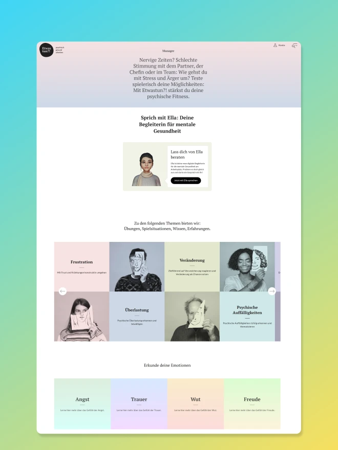 Screenshot of Etwas tun!?