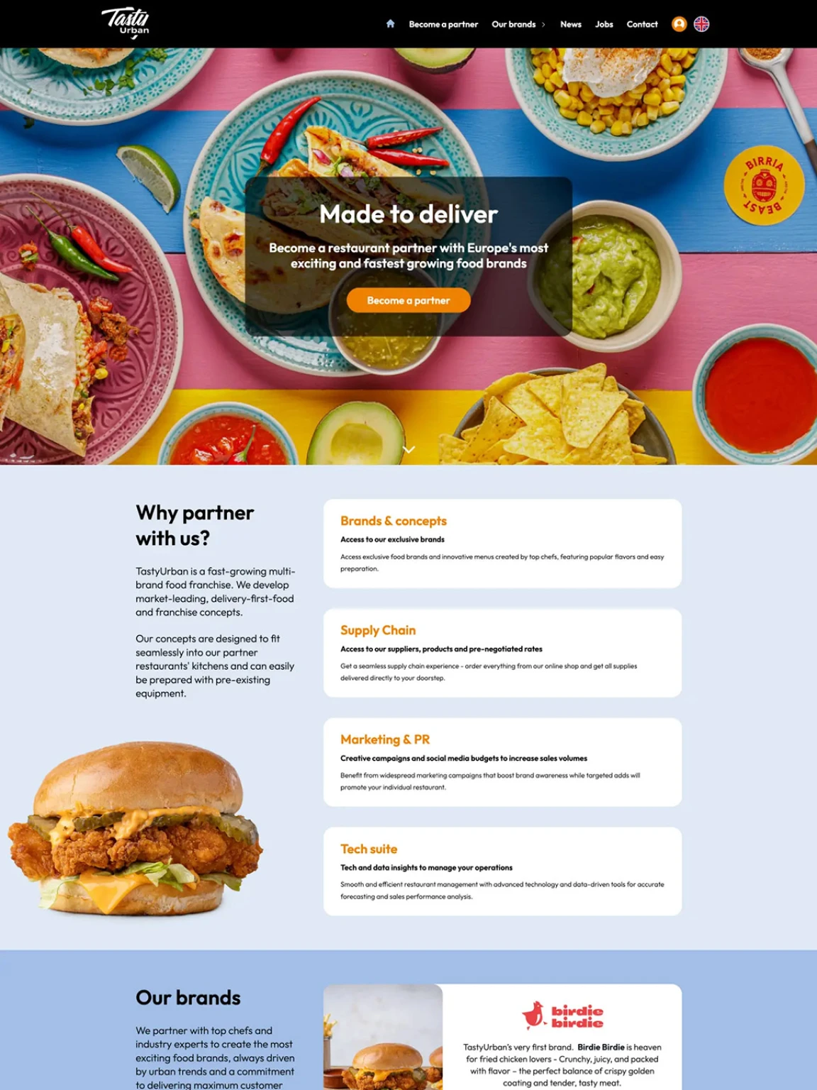 Screenshot of Tasty Urban