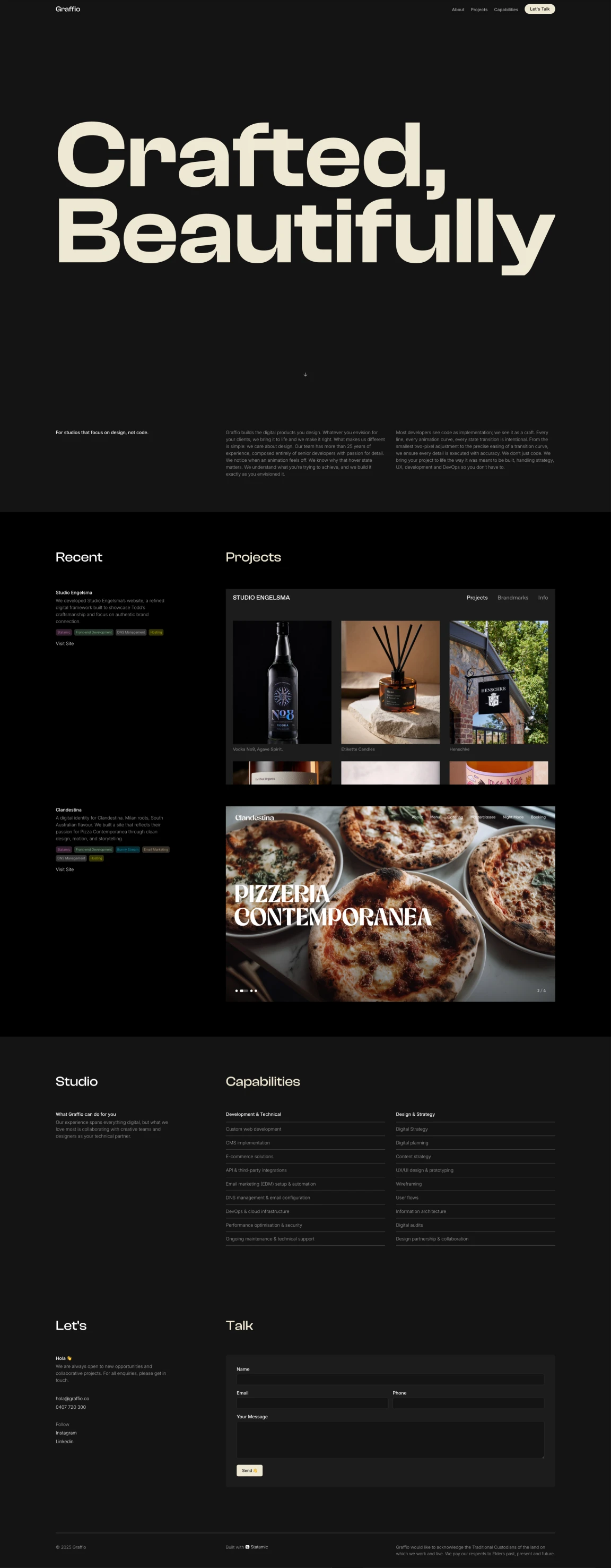 Screenshot of Graffio