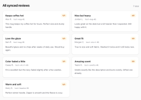 Product Reviews Screenshot 3