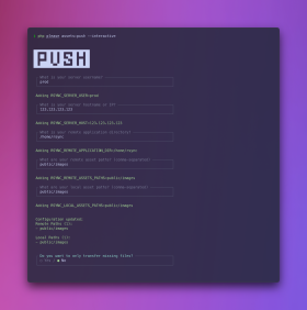 Statamic Rsync Tools Screenshot 1