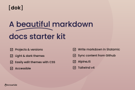 Dok: The Documentation Starterkit Screenshot 1