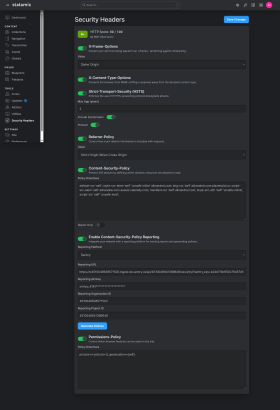 Security Headers Screenshot 1