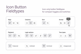 Icon Button Fieldtypes Screenshot 1