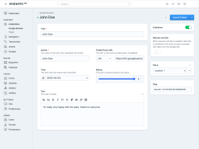 Statamic Google Reviews Screenshot 3