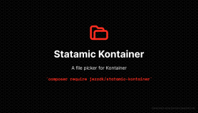 Statamic Kontainer Screenshot 1