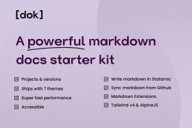 Dok: The Documentation Starterkit Screenshot 1