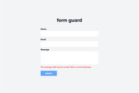 Form Guard A Statamic Addon